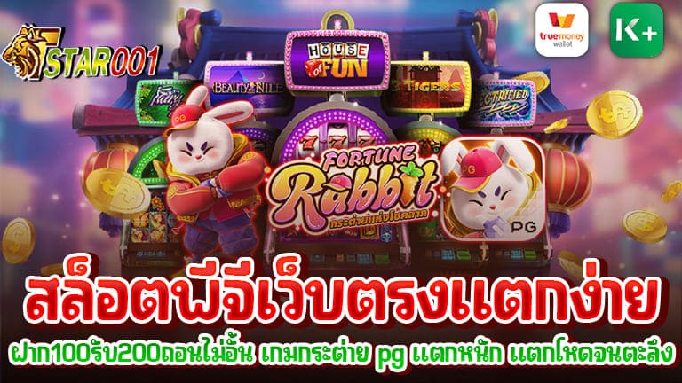 เกมสล็อตออนไลน์ได้กลายเป็นทางเลือกที่น่าสนใจสำหรับผู้ที่มองหาความสนุกและโอกาสในการชนะเงินรางวัลใหญ่ ในวงการเกมสล็อตนั้นมีหลายเกมที่หลายคนชื่นชอบและยิ่งเกม "Fortune Rabbit" หรือ "กระต่ายแห่งโชคลาภ" จากผู้ให้บริการเกมชื่อดังอย่างเว็บสล็อตแตกดี STAR001 สล็อตค่าย PG ก็ไม่ขาดสายตาคนรักสล็อตออนไลน์ไปกว่านี้ หากคุณกำลังมองหาเกมสล็อตที่ให้โอกาสในการชนะรางวัลใหญ่และมีความสนุกสนาน คุณต้องให้ความสนใจที่เว็บสล็อตแตกดี STAR001 ของค่าย PG Slot กับเกม Fortune Rabbit เกมกระต่าย pg ซึ่งเป็นเกมสล็อตแบบวีดีโอที่มาพร้อมกับโอกาสในการชนะที่มากมาย ด้วยธีมกระต่ายแห่งโชคลาภที่น่ารัก และกราฟิกที่สวยงาม ทำให้คุณรู้สึกเหมือนถูกพาเข้าสู่โลกของกระต่ายที่ราบรื่นกับโชคลาภอันมหัศจรรย์ สิ่งที่ทำให้เกมกระต่าย pg แตกหนัก แตกโหดจนตะลึง หนึ่งในเรื่องที่ทำให้คนชื่นชอบเล่นสล็อตค่าย PG คือโอกาสในการแตกหนักและชนะรางวัลมหาศาล กับเกม Fortune Rabbit กระต่ายแห่งโชคลาภ บางครั้งเมื่อคุณสลักหน้าจอและเริ่มหมุนวงล้อ คุณอาจพบกับการชนะที่ไม่คาดคิดทันใดนั้น การแตกง่ายไม่ได้มาจากการสุ่มเป็นเท่านั้น แต่ยังเกิดจากอัตราการจ่ายรางวัลที่สูงและคุณภาพของเกมที่มีการออกแบบมาอย่างดี โปรโมชั่นพิเศษ สล็อตพีจีเว็บตรงแตกง่าย ฝาก100รับ200ถอนไม่อั้น PG Slot กับเกม Fortune Rabbit กระต่ายแห่งโชคลาภ เว็บสล็อตแตกดี STAR001 ไม่เพียงแต่มีการจ่ายรางวัลที่ดี ยังมีโปรโมชั่นที่น่าสนใจอย่าง "ฝาก 100 รับ 200 ถอนไม่อั้น" ซึ่งหมายความว่าเมื่อคุณเติมเงิน 100 รับโบนัส 200 เพิ่มอีกทันที ทำให้คุณมีเงินเล่นสล็อตมากขึ้นเพื่อเพิ่มโอกาสในการชนะรางวัลใหญ่ คำสำคัญ - การเล่นสล็อตอย่างมีความรับผิดชอบ ไม่ว่าคุณจะเล่นสล็อตเกมกระต่าย PG กระต่ายแห่งโชคลาภ Fortune Rabbit หรือเกมอื่น ๆ ควรจำไว้เสมอว่าการเล่นเกมควรเล่นสล็อตอย่างมีความรับผิดชอบ ห้ามเสียเงินที่คุณไม่สามารถเสียได้ และควรตั้งความสามารถในการเล่น เพื่อปกป้องความเสี่ยงทางการเงินของคุณ เพื่อสร้างความสนุกสนานและโอกาสในการชนะเงินรางวัลใหญ่ เว็บสล็อตแตกดี STAR001 สล็อตค่าย PG กับเกมกระต่าย pg แตกหนัก แตกโหดจนตะลึง Fortune Rabbit กระต่ายแห่งโชคลาภ เป็นทางเลือกที่น่าสนใจสำหรับนักลงทุนแสวงหาผลกําไรที่รักการผจญภัยและโชคลาภของเกมกระต่าย pg ที่น่ารัก อย่ารอช้า ลองเล่นเกมนี้และเข้าร่วมกับเว็บสล็อตแตกดี STAR001 สล็อตพีจีเว็บตรงแตกง่าย ฝาก100รับ200ถอนไม่อั้น ที่เต็มไปด้วยความสนุกสนานได้ทันที!